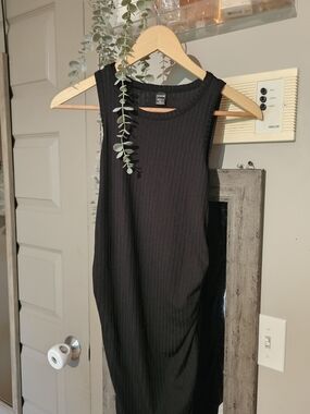 🔥 Bundle 3 / 15💲🔥Sleeveless Ribbed Black Dress - Unbranded